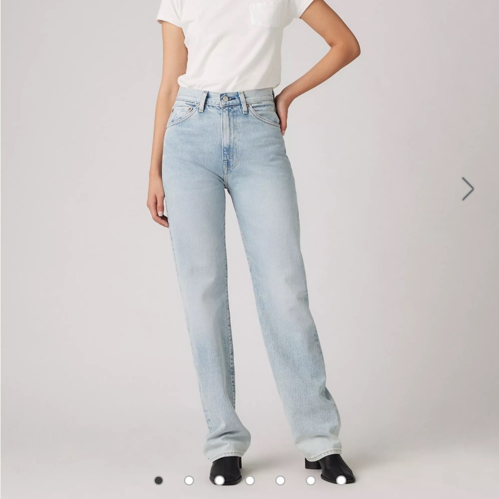 Levi's Light Blue Straight Leg Jeans 1950s